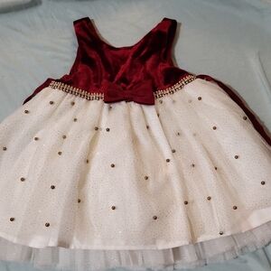 American Princess Red and White Formal Dress